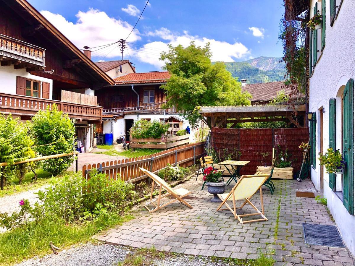 Im Herzen Von Ohlstadt Und Am Fusse Des Heimgartens Dış mekan fotoğraf
