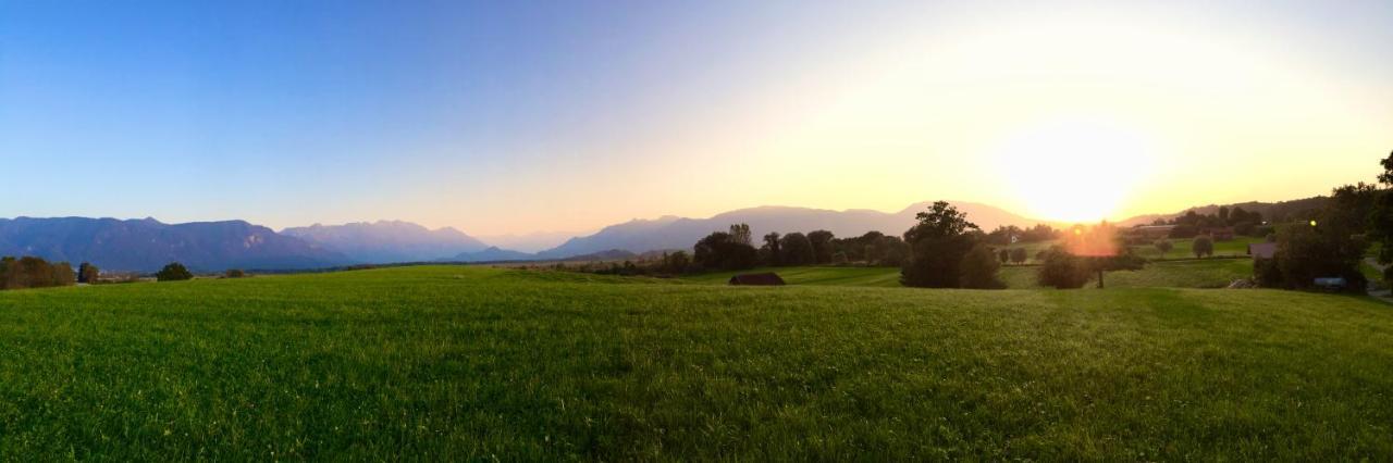Im Herzen Von Ohlstadt Und Am Fusse Des Heimgartens Dış mekan fotoğraf